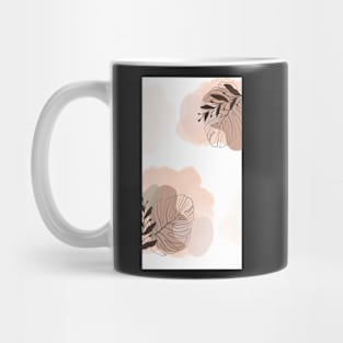 Abstract Essence: Aesthetic Geometric Watercolors Mug